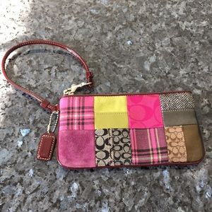 Coach Patchwork Wristlet